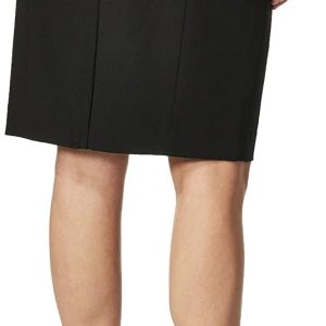 Women Classic Fit Straight Lux Suit Skirt (Regular and Plus Size) - Image 2