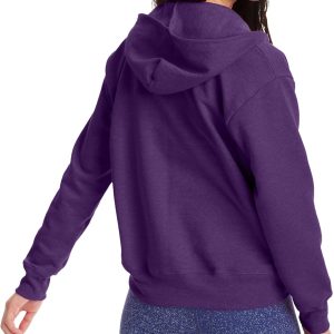 Women Hoodie,  Full-zip Hoodie, Zip-up Hooded Sweatshirt - Image 2