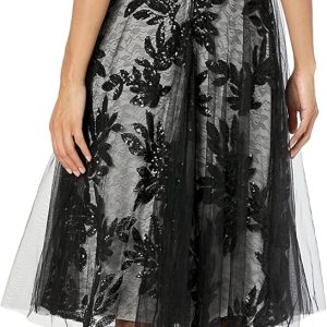 Luxurious Layered Lace Midi Dress - Image 2